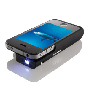 iPhone 4 : 4S As A Mini Pocket Projector Unit By Brookstone-2